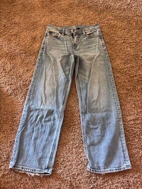 American Eagle Outfitters Light Wash Strigid Leg Jeans